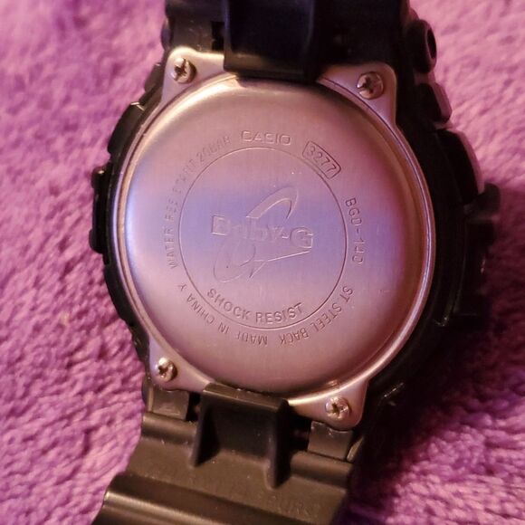 Casio Baby-G Watch Model‎ BDG-140 3277 Black Green Light - Picture 3 of 5